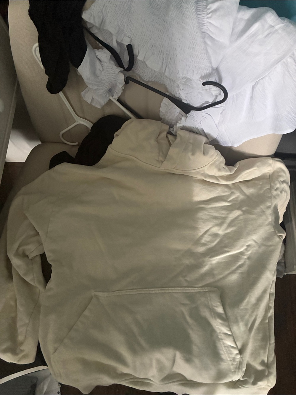 H&M Beige/Tan Hoodie Sweater
